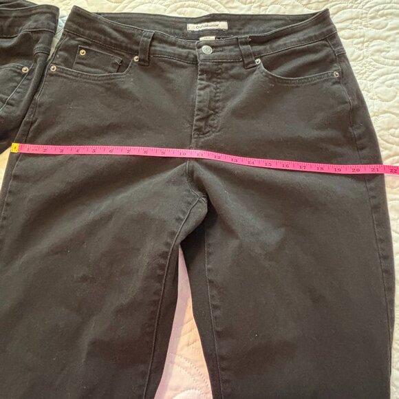 Croft & Barrow Black Stretch Jeans - Lot of 2 Pair - Picture 8 of 11